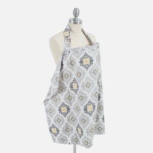 Bebe au Lait Nursing Cover with Floral and Geometric Patterns